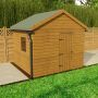 Galeco Steel Gutter Small Shed Pack Apex Style Roof - 6x4 to 10x8 Graphite