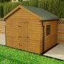 Galeco Steel Gutter Small Shed Pack Apex Style Roof - 6x4 to 10x8 Graphite