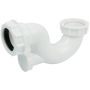 FloPlast Shallow Bath Trap - 20mm Seal x 40mm White