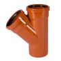 Drainage Junction Double Socket - 45 Degree x 110mm