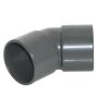 FloPlast Solvent Weld Waste Bend Swivel - 135 Degree x 32mm Anthracite Grey