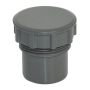 FloPlast Solvent Weld Waste Access Plug - 32mm Anthracite Grey