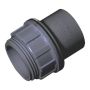 FloPlast Solvent Weld Waste Tank Connector - 40mm Grey