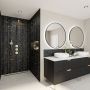 Wetwall Bathroom Wall Panel - 2440mm x 600mm x 4mm - Nero Portoro