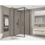 Wetwall Bathroom Wall Panel - 2440mm x 1220mm x 4mm - Terra Grey / Seabreeze Green