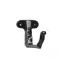 Cast Iron Moulded Ogee Gutter Fascia Bracket - 125mm Black