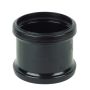 FloPlast Industrial/ Xtraflo Downpipe Double Socket Coupling - 110mm Black