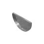 Zinc Half Round Gutter Stop End - 125mm