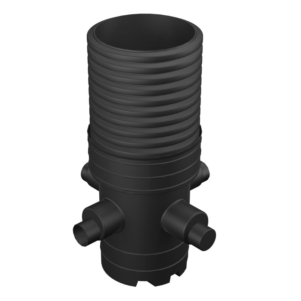 Catchpit Chamber Set - 600mm Diameter x 1055mm Height For 150mm & 225mm Twinwall with 150mm & 225mm Inlets