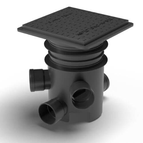 FloPlast Inspection Chamber Set - 300mm Diameter One Riser