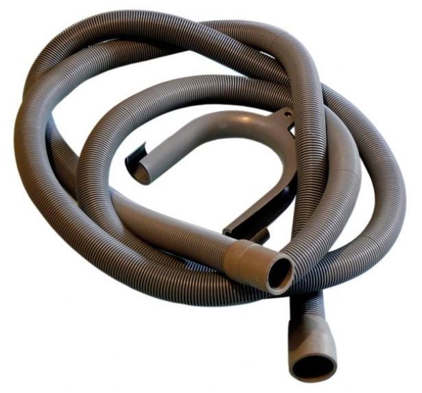 Wash Machine Outlet Hose with Crook - 1.5mtr