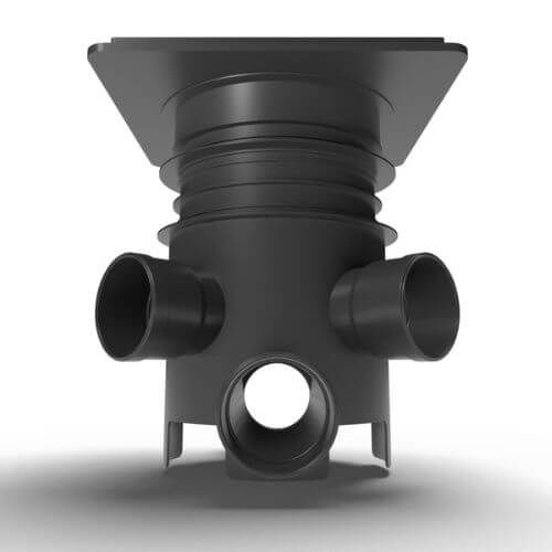 FloPlast Inspection Chamber Set - 300mm Diameter One Riser