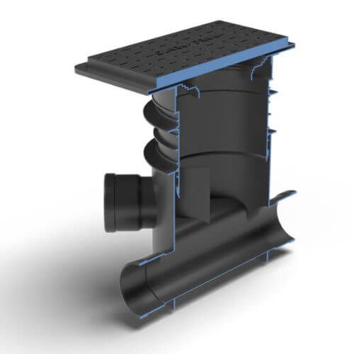 FloPlast Inspection Chamber Set - 300mm Diameter One Riser