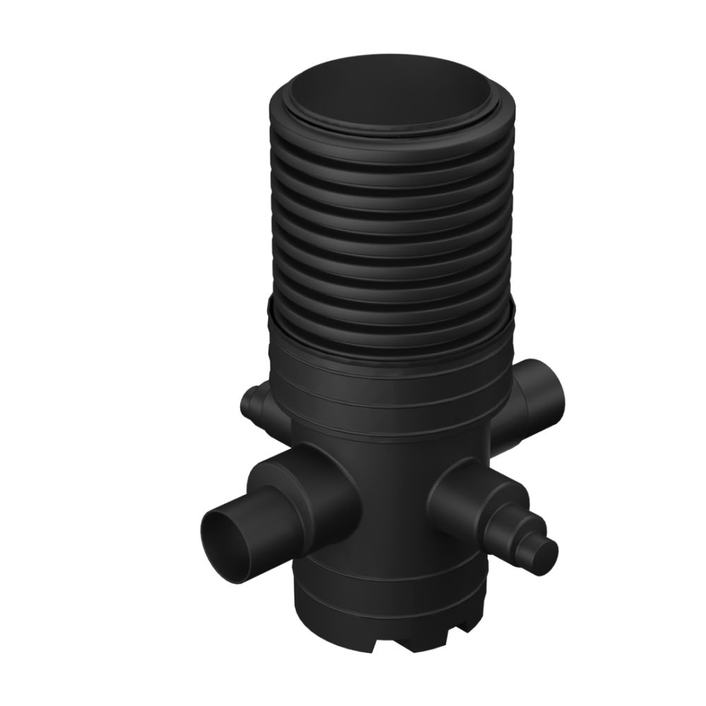 Catchpit Chamber Set - 600mm Diameter x 1075mm Height For 300mm Twinwall with 110mm & 160mm & 225mm Inlets