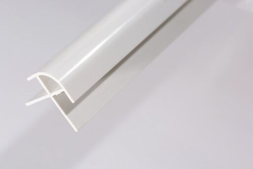 Storm Internal Cladding PVC External Corner - 2400mm x 10mm White - For Bathrooms/ Showers