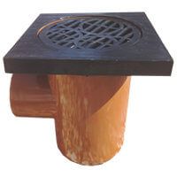 Drainage Bottle Gully Square Grid - 110mm