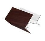 FloPlast Shiplap Cladding External Corner - 5mtr Rosewood