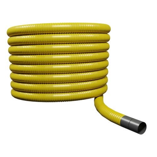 Flexi Duct Perforated - 110mm (O.D.) x 50mtr Yellow Coil