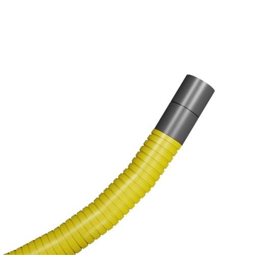 Flexi Duct Unperforated Gas - 110mm (O.D.) x 50mtr Yellow Coil