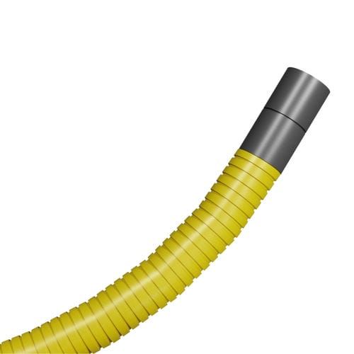 Flexi Duct Perforated Gas - 63mm (O.D.) x 50mtr Yellow Coil