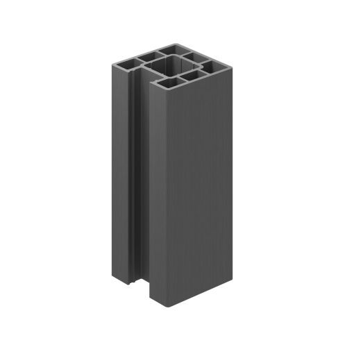 Clarity Composite Fencing End Post - 125mm x 1940mm Graphite