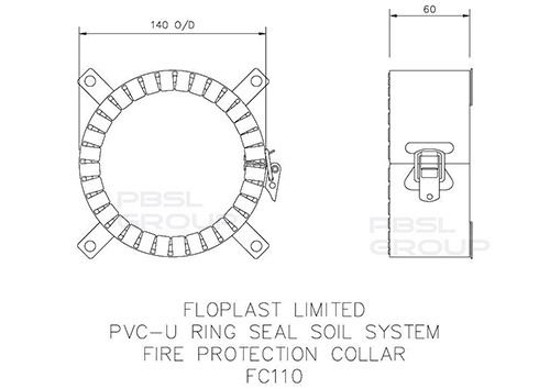 Fire Protection Collar - 110mm