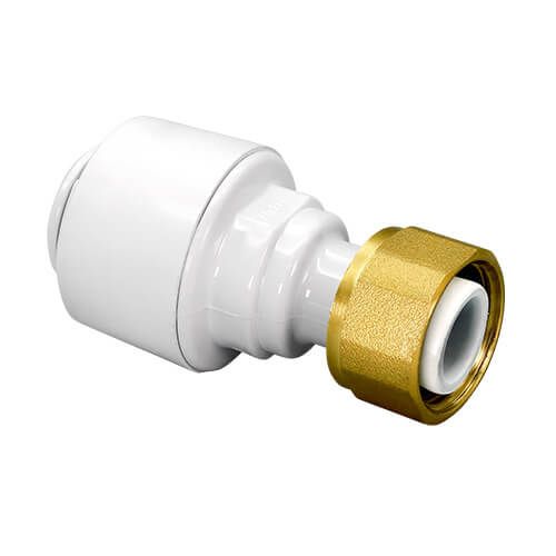 FloPlast Flofit+ Push Fit Tap Connector 22mm x 3/4"