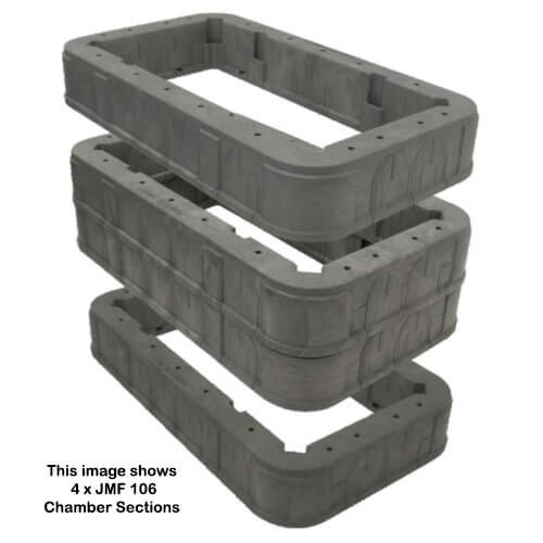 BT Quadbox/Stakkabox Duct Access Chamber Section - 1310mm x 610mm x 150mm