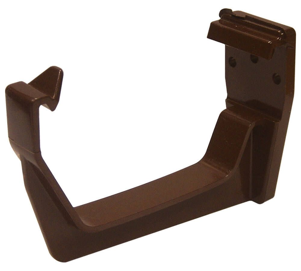 FloPlast Square Gutter Fascia Bracket - 114mm Brown