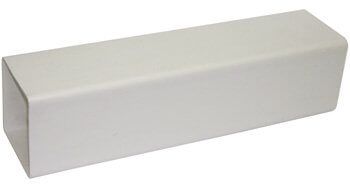FloPlast Square Downpipe - 65mm x 2.5mtr White