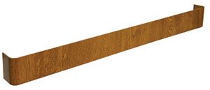 FloPlast Fascia Double End Joint Trim - 500mm x 35mm Golden Oak