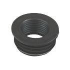 FloPlast Ring Seal Soil Rubber Boss Adaptor - 32mm Black