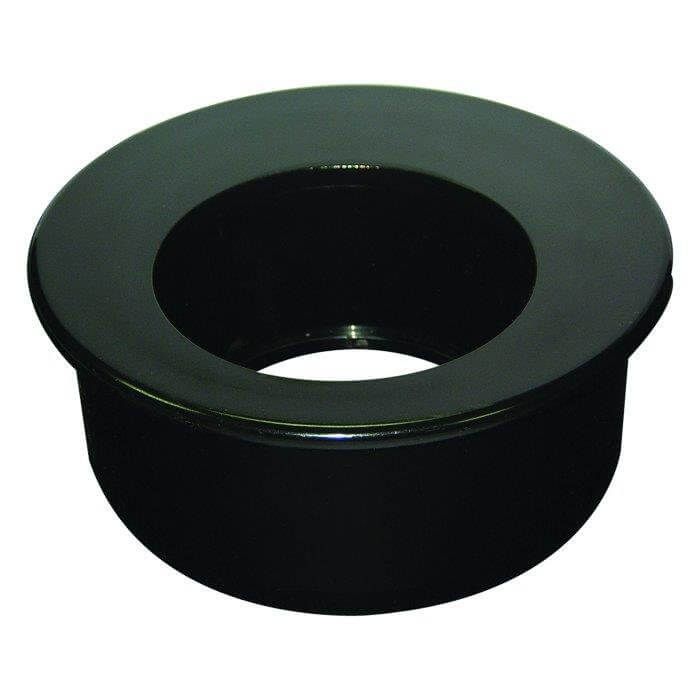 FloPlast Solvent Weld Soil Boss Adaptor - 40mm Black