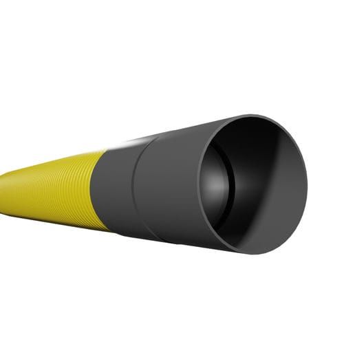 Twinwall Utility Duct Gas - 94mm (I.D.) x 6mtr Yellow