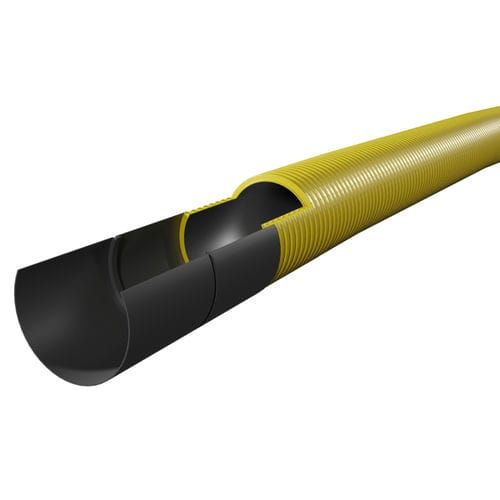 Twinwall Utility Duct Gas - 94mm (I.D.) x 6mtr Yellow