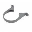 FloPlast Push Fit Waste Pipe Clip - 50mm Grey