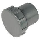 FloPlast Solvent Weld Waste Access Plug - 40mm Grey
