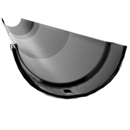 Cast Iron Half Round Gutter - 125mm x 1829mm Black