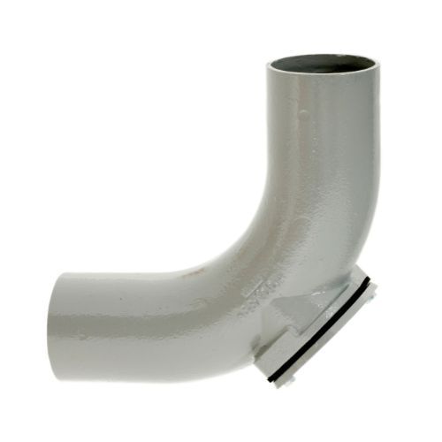 Halifax Cast Iron Drainage Long Radius Bend With Back Door - 88 Degree x 100mm