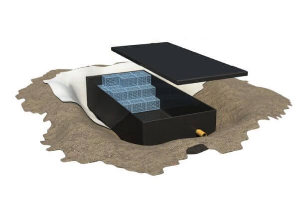 Impermeable Liner for Attenuation - Landflex AS Shoebox - Heavy Shallow 50 Cubic Metre
