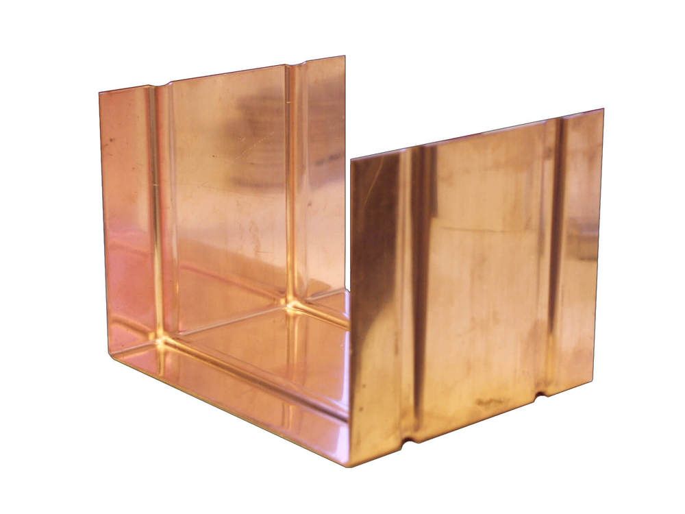 Copper Large Box Gutter Joint - 115mm