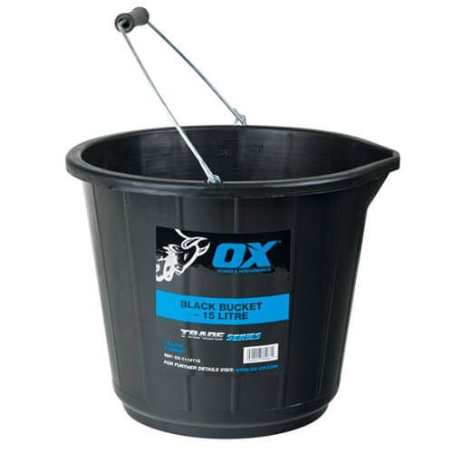 Trade Black Bucket 15 Litre