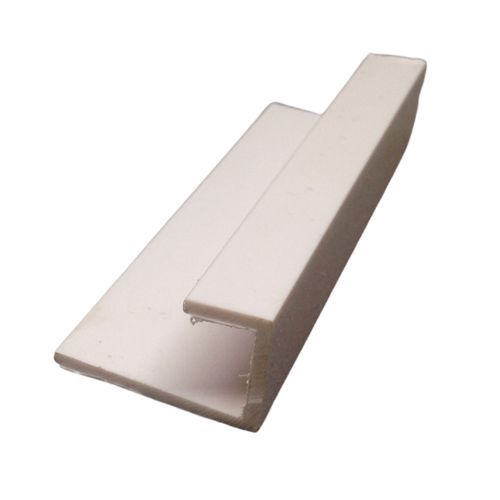 Wall Edge Module Internal Wall Panel Edge Trim - 2400mm White - For 10mm Bathroom ...