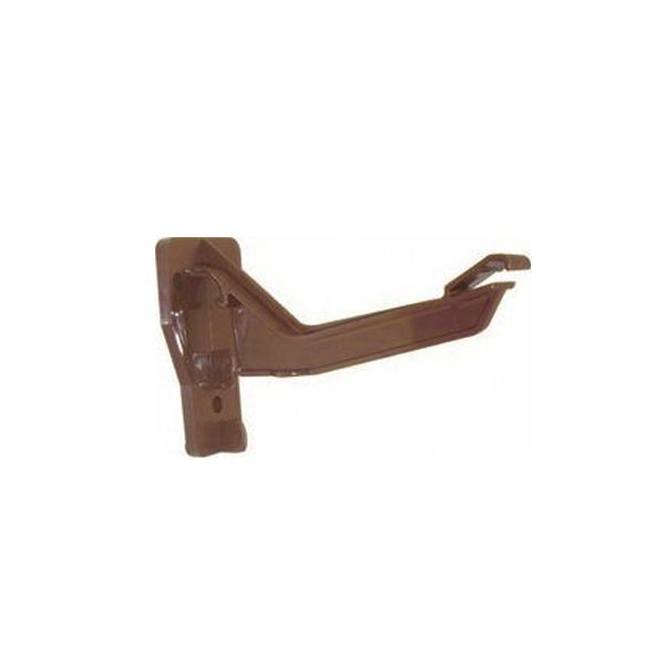 FloPlast Ogee Gutter Top Hung Fascia Bracket - 110mm x 80mm Brown