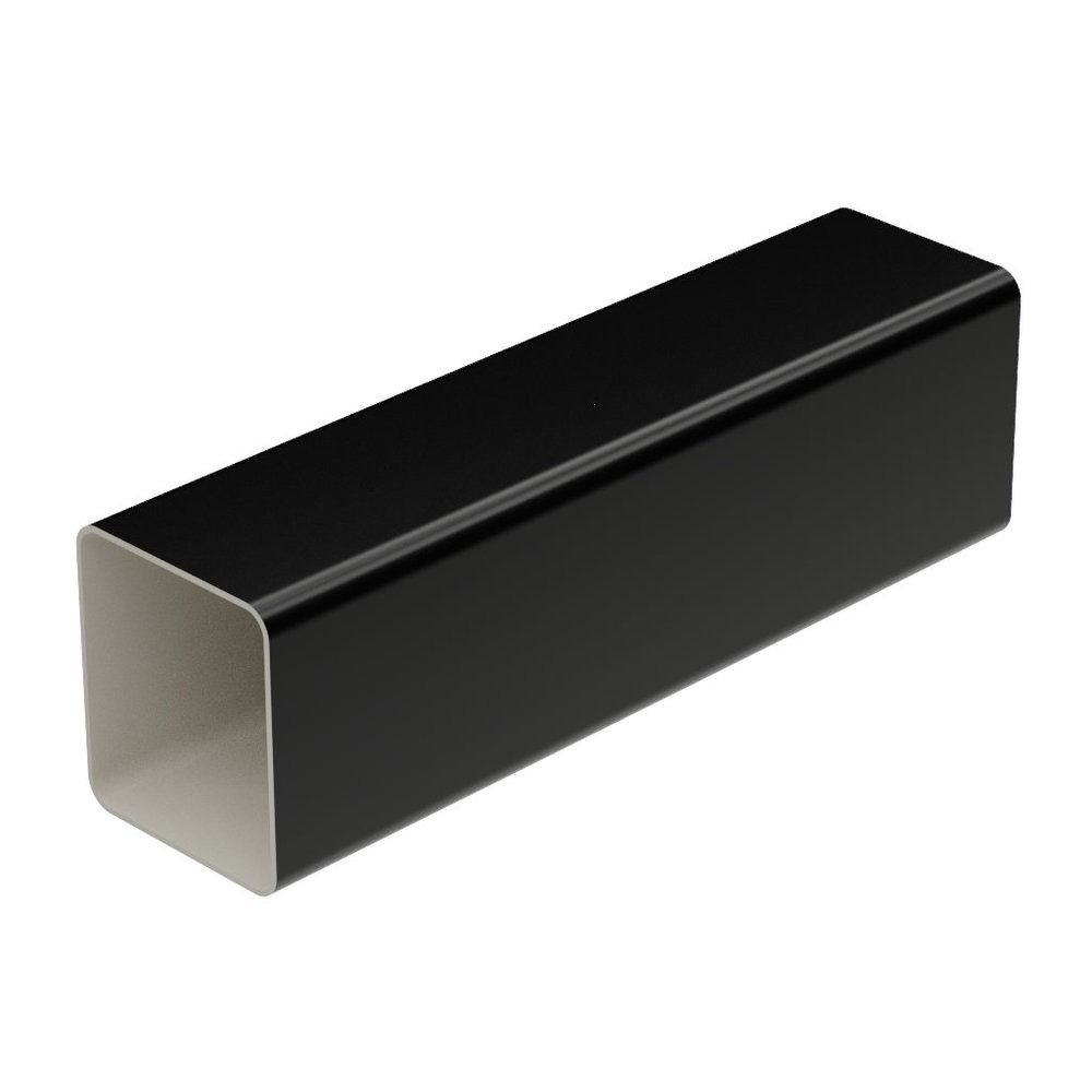 Square Downpipe 80mm x 70mm 4mtr Black