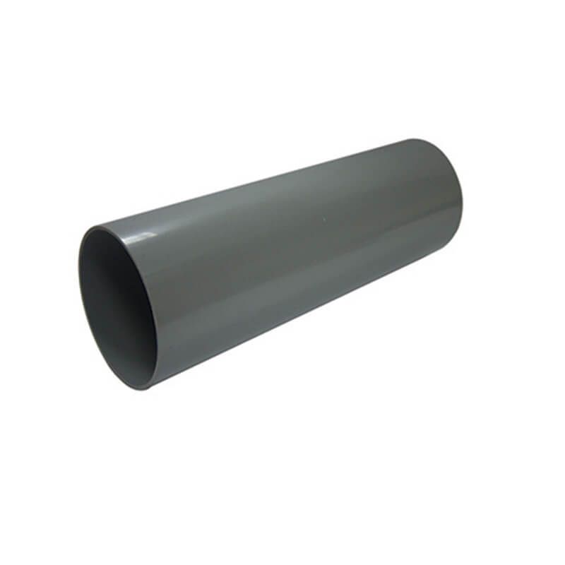 FloPlast Solvent Weld Soil Pipe - 110mm x 3mtr Olive Grey