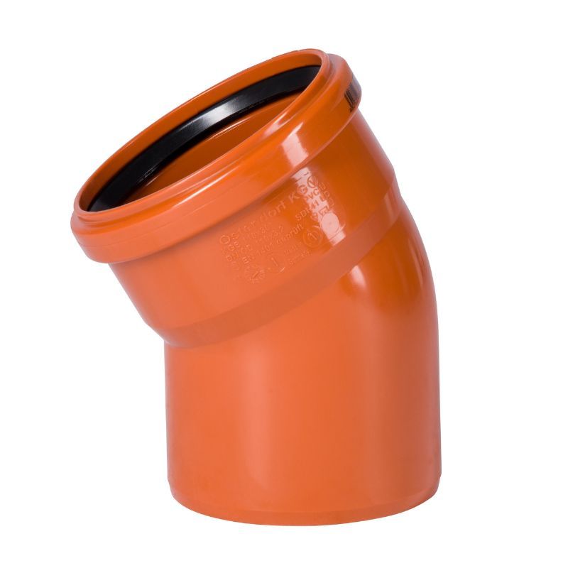 Drainage Bend Single Socket - 30 Degree x 110mm