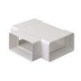 System 100 Rectangular Ventilation Duct Tee - 110mm x 54mm