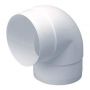 Easipipe Round Ventilation Duct Elbow - 90 Degree x 100mm