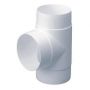 Easipipe Round Ventilation Duct Tee - 100mm